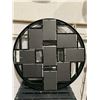 Image 3 : Umbra Luna Collage Picture Frame Holds Nine 4x6" Photos, Large 22-Inch Diameter, Black