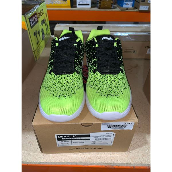 KRStrikeforce Mens Bowling Shoes Galaxy Black / Neon Size 10