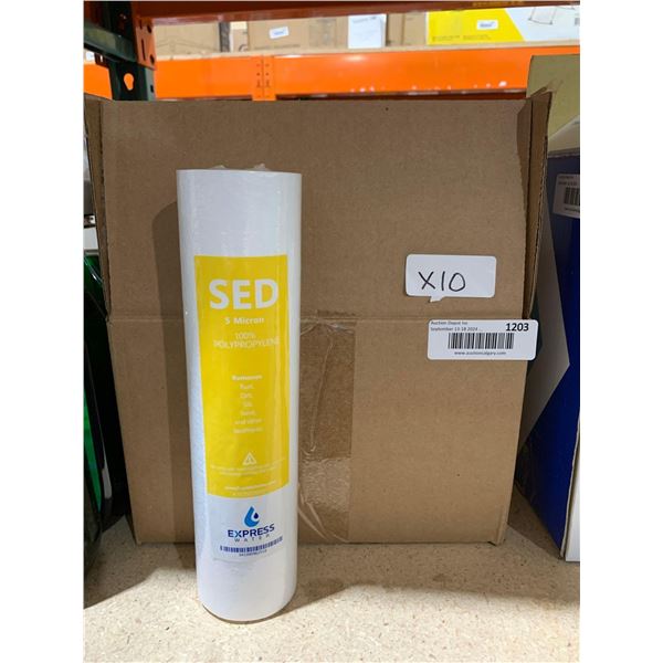 Express Water SED 5 Micron 100% Polypropylene  Water Filter x 10