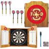 Image 1 : Trademark Global Fire Fighter Dart Cabinet Includes Darts and Board Dart Board