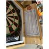 Image 5 : Trademark Global Fire Fighter Dart Cabinet Includes Darts and Board Dart Board