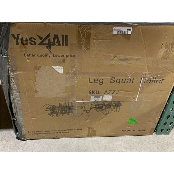 Yes4All Adjustable Single Leg Squat Roller/Split Squat Stand with Non-Slip Feet & Anti-Loose Screws