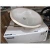 Image 1 : KOHLER K-2209-0 Caxton Under-Mount Bathroom Sink, White