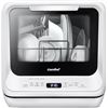Image 1 : COMFEE' Countertop Dishwasher, Portable Dishwasher with 5L Built-in Water Tank, No Hookup Needed, 6 