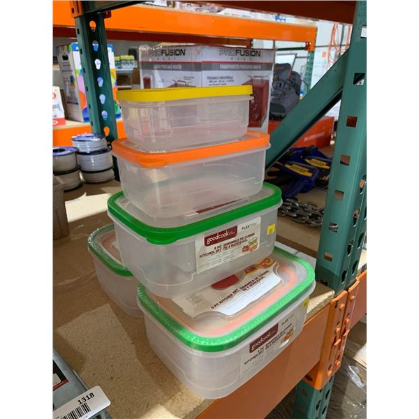 Goodcook Food Storage Flextrim 6pc Kitchen Set Lot of 3