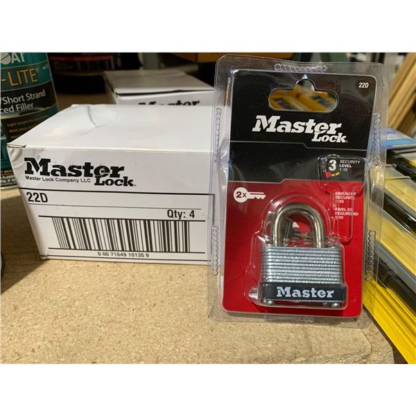 Master Lock 22D Lot of 4