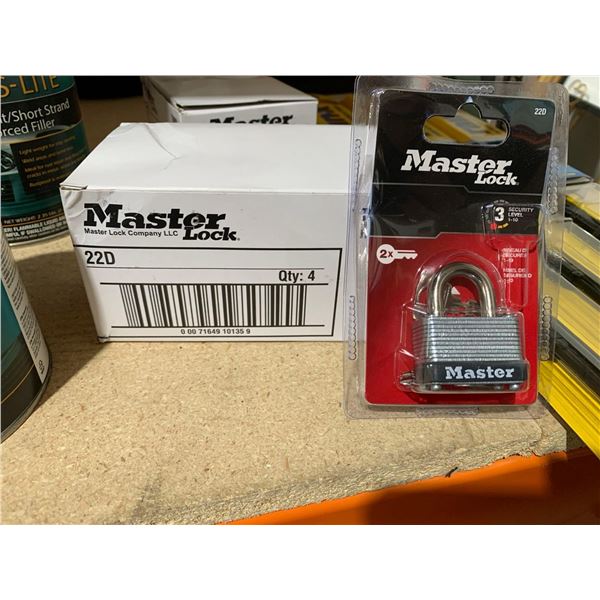 Master Lock 22D Lot of 4