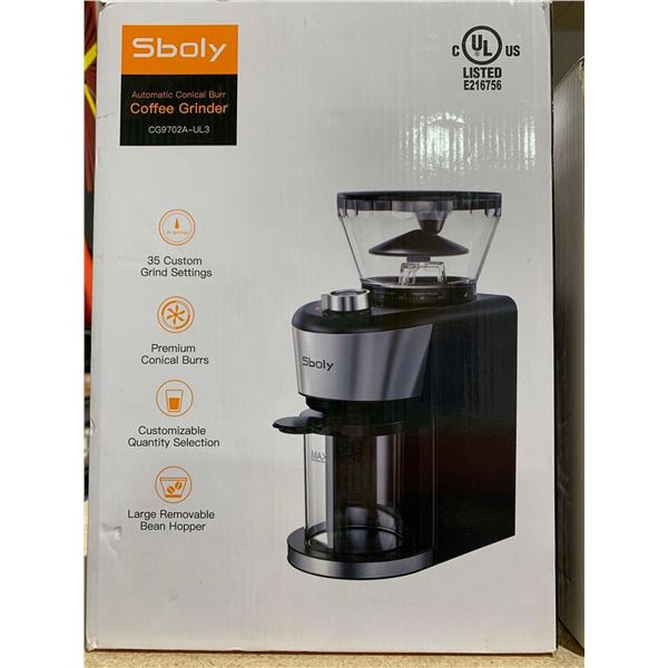 Sboly Automatic Conical Burr Coffee Grinder CG9702A-UL3