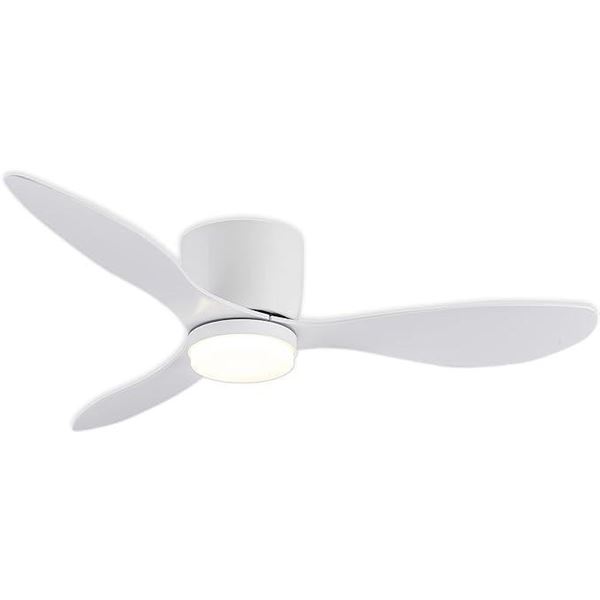 GESUM Ceiling Fan with Light, 42" Flush Mount Ceiling Fan Light with 3 Colors, 6 Speeds, Timing,Low 