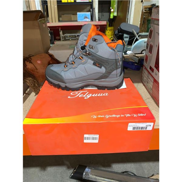 Telguua Heated Shoes  Gray Size 8.5 (Magnetic-type electric heating Shoes)