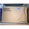 Image 4 : BASEIN Electric Blanket Full Body 50 * 60" Soft Flannel Heating Blanket with Auto-Off, 10 Heating Le