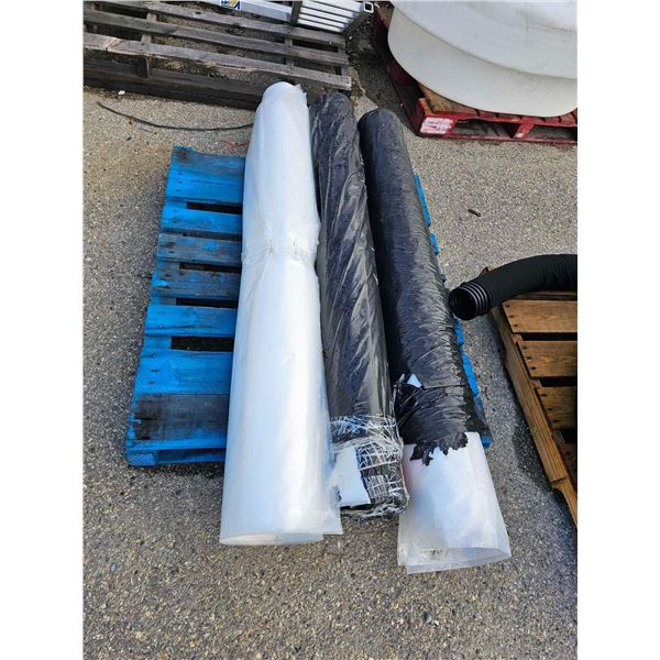 Large Roll Bulk Plastic Sheeting Aprox 6' tall