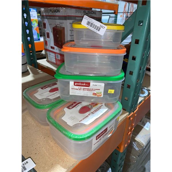 Goodcook Food Storage Flextrim 6pc Kitchen Set Lot of 3