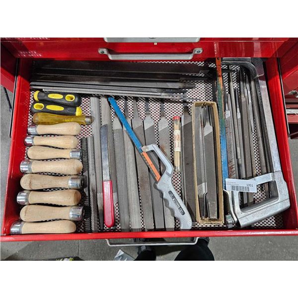 Lot of Assorted Files, Handles & Saws