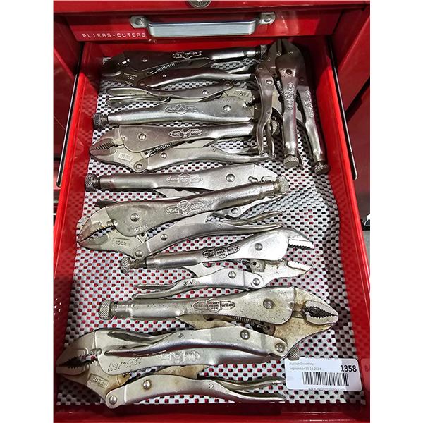 Lot of Assorted Vice Grips