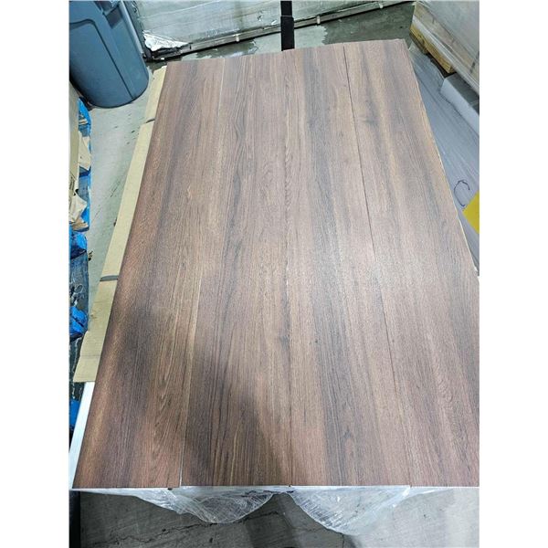 Unleashed LVT Flooring - Woodland Notes Grizzly Brown - 22.86 Sq Ft/ Box - Dimensions 59.25"x9.25" -