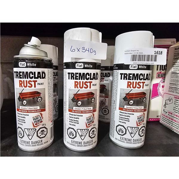 Tremclad Rust Paint (Spray Cans) 6x340g