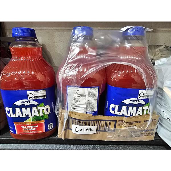 Motts Clamato Juice Original 6x1.89L