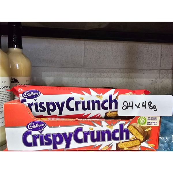 Crispy Crunch Candy Bars 24x48g