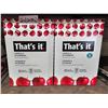 Image 1 : That's It Nutrition Bar Apple + Cherry Bars 2x(12x35g)
