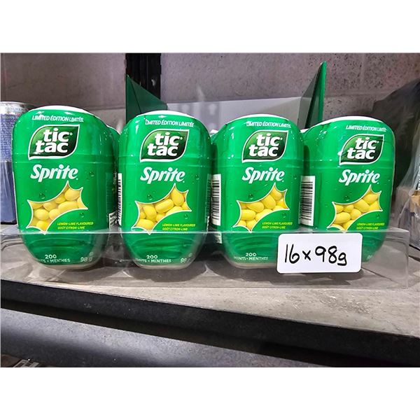 Tictac Sprite Limited Edition Storage Pack of 16 Packs of 98 g
