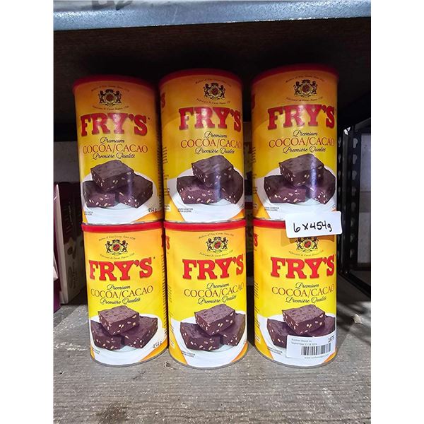 Fry's Premium Quality Cocoa Powder 6x454g