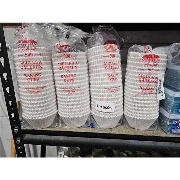 Paper Muffin Cups 4x500 Count