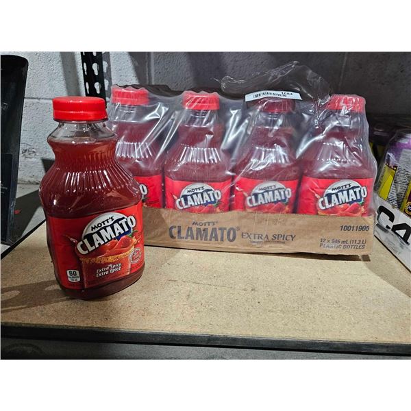 Mott's Clamato Extra Spicy Tomato Clam Cocktail - 12x945ml