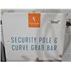 Image 2 : Standers 1100W Security Pole and Curve Grab Bar - White