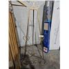 Image 1 : Decorative Metal Easel Stand – Adjustable Floor Display for Art Pieces, Signs, Mirrors and 