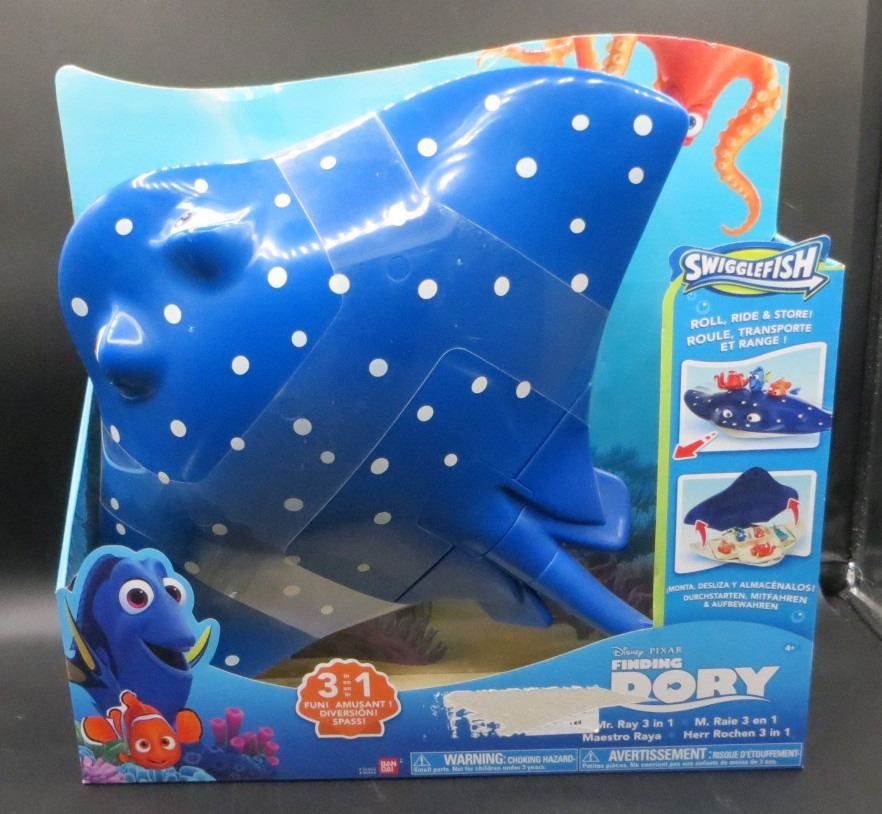 Dory Ray New Disney & Pixar Finding Dory Swigglefish Mr. Ray 3 in 1 Toy