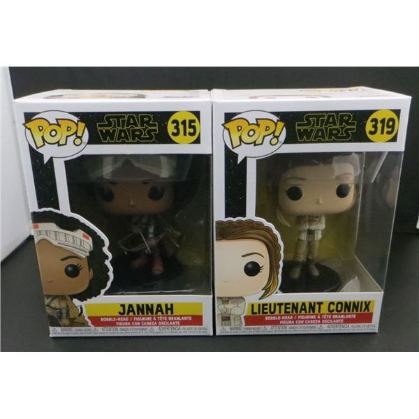 New Funko Pop Star Wars Jannah #315 & Lieutenant Connix #319