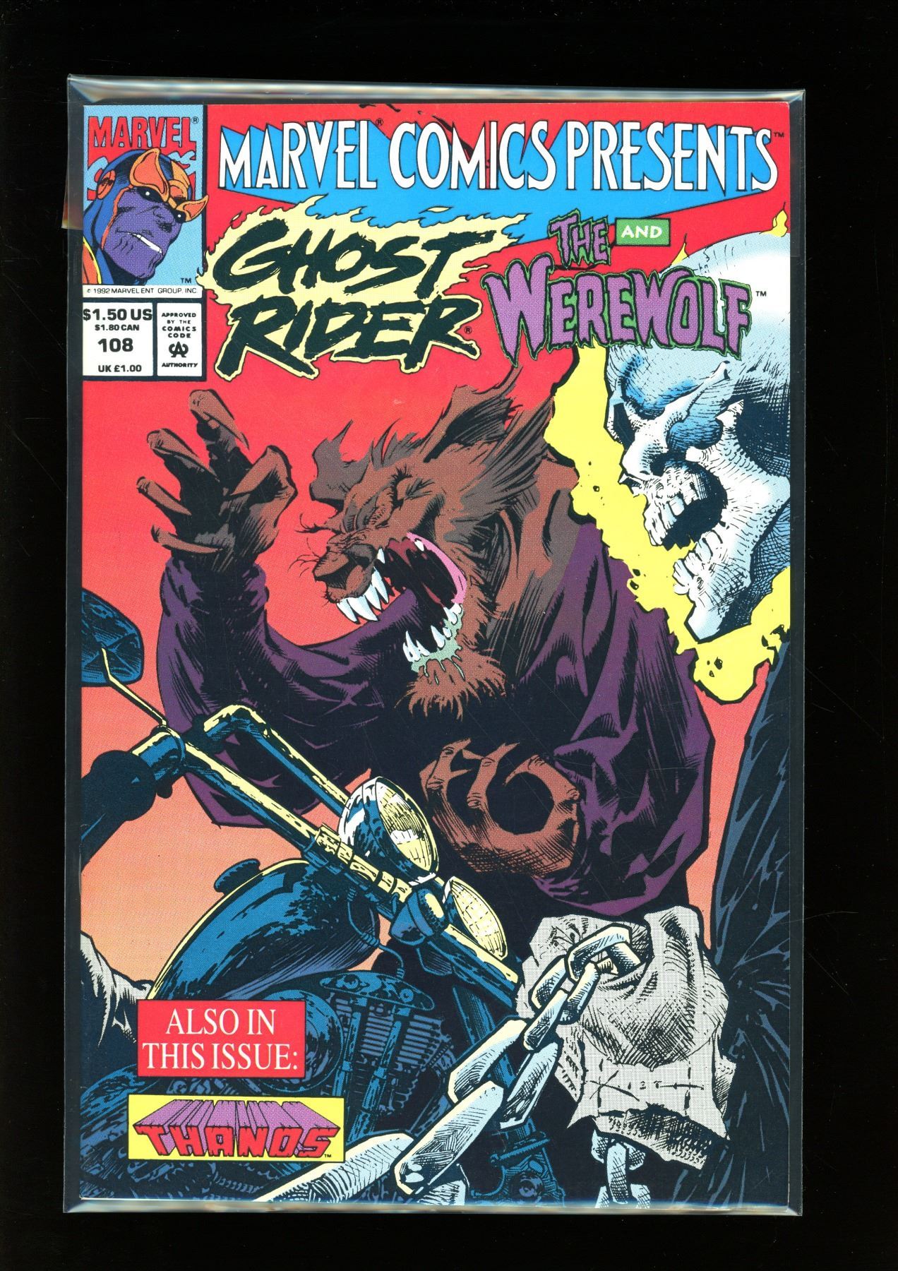 Marvel Comics Presents Ghost Rider The Werewolf and Wolverine ...