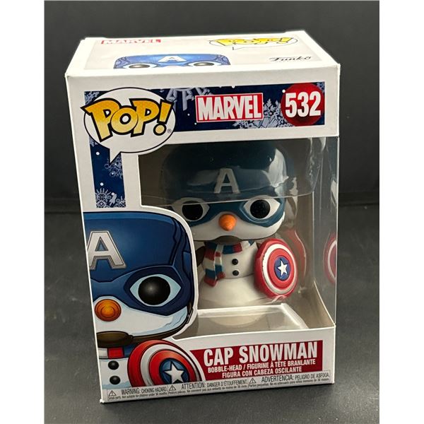 New Funko Pop Marvel Cap Snowman #532