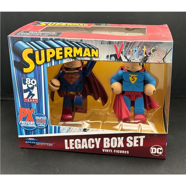 New Superman Vinimates Legacy Box Set 2018 SDCC Exclusive Vinyl Limited to 1500