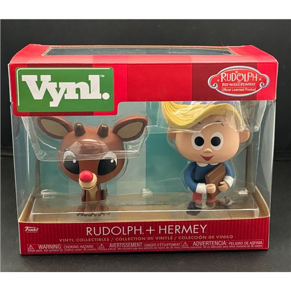 New Funko Vynl Collectible Figures Rudolph & Hermey