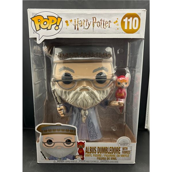 New Funko Harry Potter Albus Dumbledore with Fawkes 10" Vinyl Figure