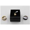Image 1 : 3 NEW STAINLESS STEEL RINGS SIZE 6.25