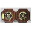 Image 1 : PAIR OF MCR VERICHRON BAROMETER / THERMOMETER