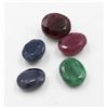 Image 1 : #111-BLUE SAPPHIRE & RUBY, EMERALD 97.95 CT