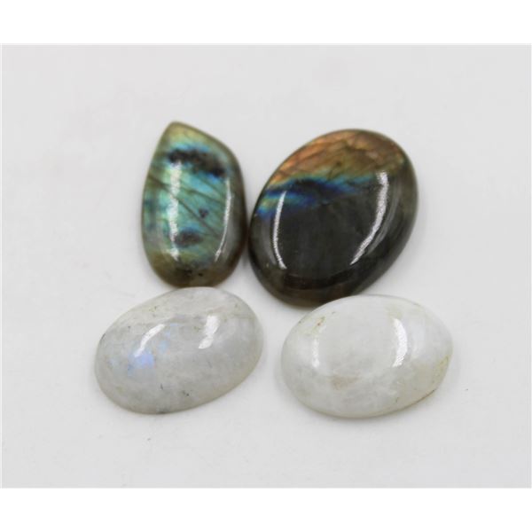 # 137- NATURAL MOONSTONE  & LABRADORITE  119.10 CT
