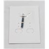 Image 1 : #53-HEATED BLUE SAPPHIRE & WHITE ZIRCON PENDANT
