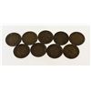 Image 1 : x9 VARIOUS DATES & GRADES CANADA LARGE 1c COINS