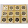 Image 1 : x12 VARIOUS GRADES OLD CANADA 50 CENTS COINS