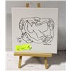 Image 1 : PICASSO TILE WITH SMALL WOOD STAND