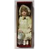 Image 1 : PORCELIN DOLL BLONDE CURLY HAIR - YELLOW DRESS