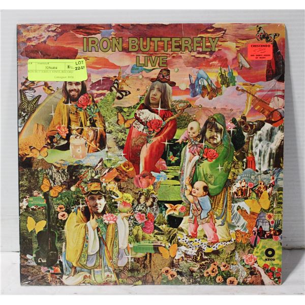 IRON BUTTERFLY VINYL RECORD