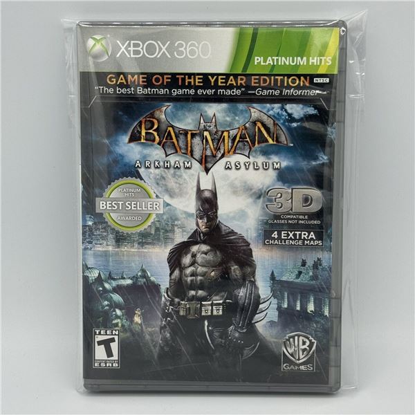CERTI REFURB XBOX 360, BATMAN ARKHAM CITY ASYLUM