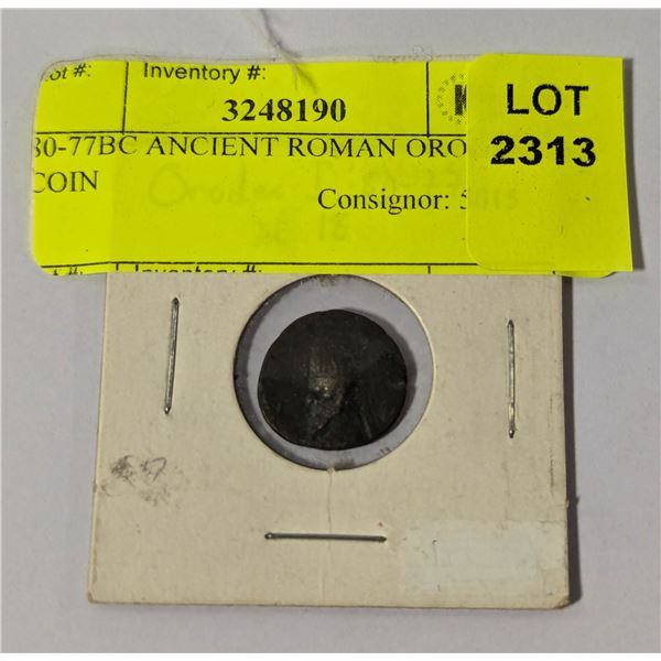 80-77BC ANCIENT ROMAN ORODES I COIN