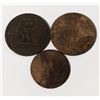 Image 1 : 3 VARIOUS OLD COPPER WORLD COINS